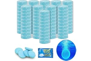 BAISIRUI Lot de 100 pastilles nettoyantes multifonctions pour pare-brise - Concentré - Pour nettoyer les vitres de voiture, les armoires et le verre