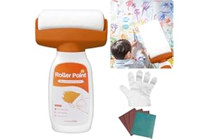 TLDNZXY Wandfarbe Ausbessern Weiß 500g, Farbroller Wandfarbe Weiß Ausbesserungsfarbe Weiss Wand, Ausbesserungsfarbe für Wände Reparatur Rollbürste Weiße Wand Ausbessern Roller für Kratzer,Flecken,Risse