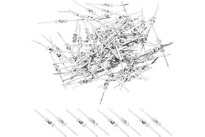 PATIKIL 30mm/1.18" Clips para Lámparas de Araña, 300 unidades de Conectores de Cobre para Fijar Piezas de Cristal, Repuestos para Lámparas de Araña, Dorado