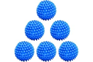 YFHUVB 6pcs Washing Ball for Washing Machine, Dryer Balls, Tumble Dryer Balls | Reusable Soft Drying Balls for Tumble Dryer, Laundry Balls for Washing Machine, Rapid Dryer Ball, Washing Machine Balls