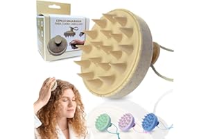 ETISEN, Spazzola Massaggiante per Cuoio Capelluto, Massaggiatore Capillare per Capelli Bagnati e Asciutti, Esfoliante per la Crescita dei Capelli