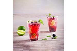 AOLUXLM 30 Unit Gobelets Réutilisables 9oz/270ML, Répétable Verre Tasses Gobelets à Boire pour Les Fêtes, Anniversaires Mariages