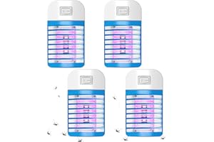 WUGEIN 4 Piezas Lámpara antimosquitos,Lámpara Antimosquitos Electrico,trampa eléctrica para insectos,trampa para mosquitos para interior,Repelente Mosquitos,mosquitera eléctrica, con luz UV, para casa