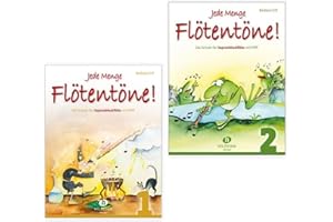 Jede Menge Flötentöne! Band 1 u. Band 2 - Die Schule für Sopranblockflöte mit Pfiff - ISNB 9783920470962 + ISBN 9783940069511 Barbara Ertl Korkpflegestift Wischerstab (Starterset)