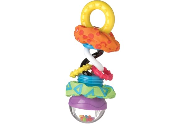 Playgro Hochet Super Shaker, Dès 3 Mois, Super Shaker, Multicolore, 40097