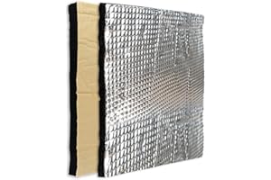 LIYING Toaiot 300x300mm Plate-forme d'imprimante 3D Isolation en mousse légère Feuille de mousse auto-adhésive Tapis d'isolation autocollant Hotbed Pad thermique pour CR-10 Reprap Ultima Makerbt-2Pcs