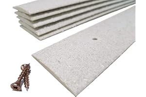 DONT SLIP GET A GRIP DONT SLIP - GET A GRIP Anti-Slip Strips, Durable, Gritted Convex Profile to Ensure Nonslip on decking, Steps, ramps, Pack of 5 White 600mm x 50mm