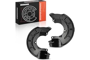 Frankberg 2x Brake Dust Shield Brake Disc Cover Front Axle Compatible with A1 8X1 8XK 1.2L-2.0L 2010-2015 Polo 6C1 6R1 1.0L-1.2L 2009-2022 Citigo NF1 1.0L 2011-2019 Replace# 6R0615311A