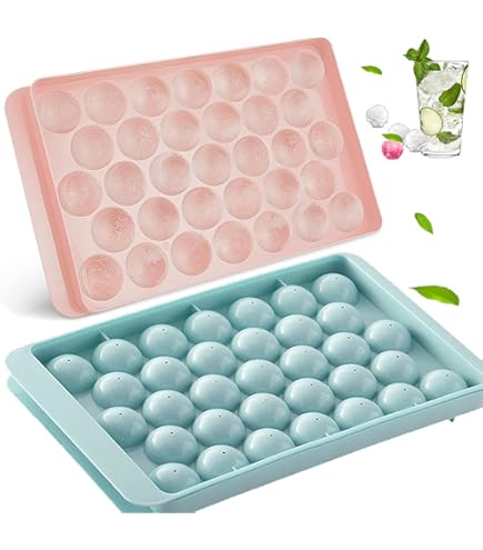KICHLY 3 ijsblokjesvorm ballen - ijsblokjesmaker voor de vriezer - BPA