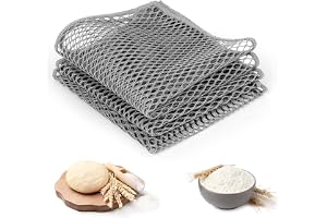 AYESY Degrengöringsduk, 3 st nätdeg, kökshanddukar, 30 x 30 cm kökstrasor, för rengöring av deg för envisa rester under bakni