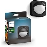 Philips Hue Outdoor Sensor, Détecteur de mouvement extérieur, sans fil, noir