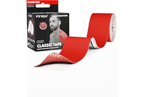 Kintex Bandes de Kinésiologie, Rouleau de 5 cm x 5 m, Bandes pour Le Sport, imperméable et élastique, pour Les Muscles