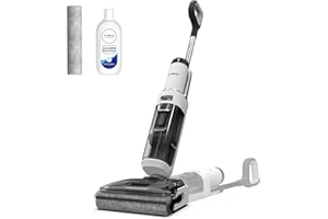 Tineco Floor ONE STRETCH S6 Cordless Wet Dry Vacuum Cleaner, 180°Lay-flat Smart Vacuum Mop, 13cm Compact Design, 70℃ Flashdry Self-Cleaning in 5min, Long Runtime, Triple-Sided Edge Cleaning