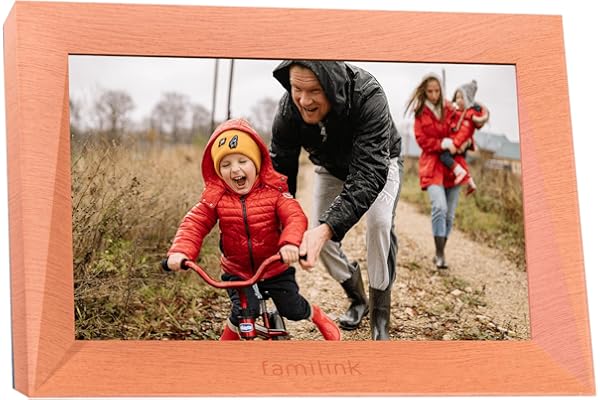 FAMILINK - Cadre Photo numérique 4G pour Les Grands-Parents - Fonctionne avec 4G ou avec Wi-FI - Partagez Facilement des Photos avec Vos Proches - Écran 10 Pouces