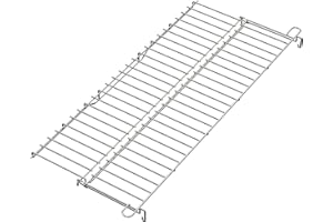 SafBbcue Upgrade Genesis II 300 Warmhalterost Ersatz für Genesis II E310 E315 E325 E330 S310 S-335 S345 Grillteile Duble Warming Roste 66044 Weber 61000001 61016201