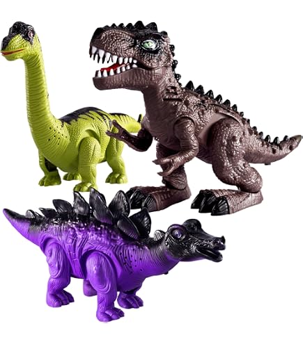 TOEY PLAY - T-Rex Dinosaure Robot Pulvérisateur D'Eau - Marche, Lumières, Sons - Jouet Enfant 3+ Ans