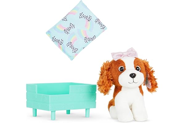Glitter Girls - Loki - Accessoires pour poupées de 36 cm - Peluche Chien - Animaux de Compagnie à Paillettes - Animaux en Peluche