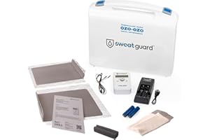 SWEAT GUARD® Underarm, Hands & Feet Iontophoresis Machine. Hyperhidrosis Treatment for Armpit, Hand & Foot, Stop Excessive Sweating. Iontophoresis Device for Dry Body (Eligible for VAT Reclaim)