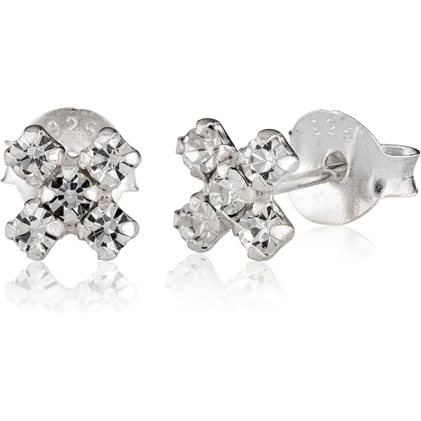 Ohrstecker Keltische Blüte Aus 925 Silber Mit Schwarzem Onyx – Elegantes Schmuckstück