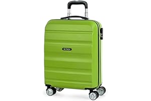 ITACA - Maleta de Viaje Cabina 55x40x20, Maleta Cabina Ryanair 40x20x25, Trolley Cabina, Maleta 55x40x20, Maleta de Cabina T71650, Pistacho
