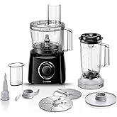 Bosch MCM3201B MultiTalent3, Procesador de Alimentos, 800 W, Color Negro