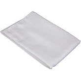 Douceur D'Int&eacute;rieur - 1720194, Rectangular Tablecloth, 140 x 200 cm, Essentiel, Plain Polyester, White