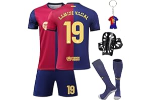 Pardofelis Maglia da calcio per ragazzi, maglia da calcio per bambini, in jersey, con maglietta e pantaloncini e parastinchi