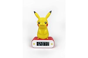 Teknofun Pikachu - Orologio sveglia, motivo: Pokemon, 811375