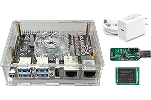 youyeetoo VisionFive2 v1.3B RISC-V komputer jednopłytowy, czterordzeniowy, 8 GB z WiFi Dongle, StarFive JH7110 z 3D GPU, podwójny port Ethernet z 2 x 1 Gbit, do IOT/AI (zestaw 5)