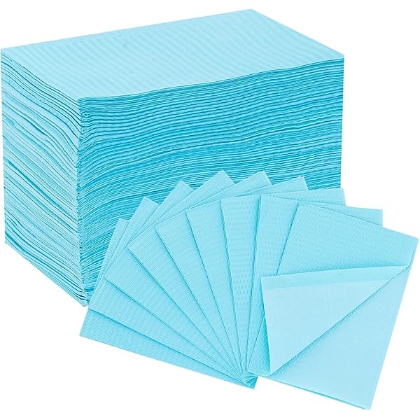 Bavaglini Dentali Monouso - 125 Pezzi, 46x33 Cm, Tessuto Non Tessuto, Per Dentisti - Foto 3