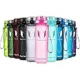 Super Sparrow Sports Water Bottle - 350ml & 500ml & 750ml & 1000ml - Non-Toxic BPA Free & Eco-Friendly Tritan Co-Polyester Plastic - For Running, Gym, Yoga, Outdoors and Camping