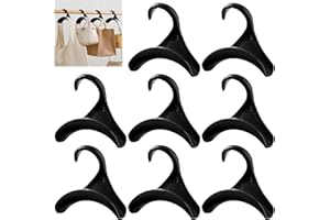 Regerly Crochet Sac à Main Penderie, 8 Pièces Support Rangement Sac à Main Accroche Sacs Crochet pour Ranger sur des Tringles à Vêtements Organiser Aussi les Sac a Main Écharpes Cravates