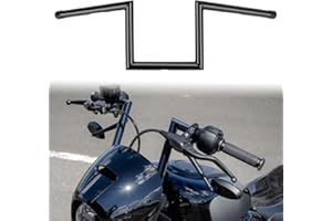 DREAMIZER Manubrio Z per Moto, 25mm 1" Ape Hanger con 8 pollici di altezza, Compatibile con Harley Honda Yamaha Suzuki Kawasaki Triumph Bobber Chopper Cruiser Sportster