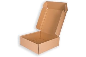 25 Scatole Cartone 53x40x12,5 cm Fustellate Automontanti Avana – Imballaggi per Spedizioni ed E-Commerce – Mottola Packaging