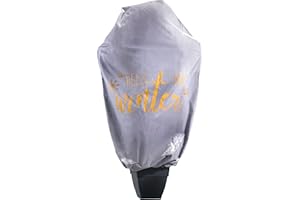 Windhager Winter-Deko-Haube Protect XXL Hello Winter - 1,4 x 2 m - Grau-Blau - 50 g/m² - Winterschutz für Pflanzen - Kälteschutz - Frostschutz - Vlieshaube - Pflanzenabdeckung Winter