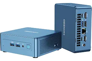 GEEKOM IT12 2026 Edition Mini PC con Intel Core i7-1280P, 16 GB RAM y 1TB SSD, Lector SD, Mini Ordenador con Windows 11 Pro, Garantía de 3 Años, 8K UHD, 2×USB4.0, Ideal para Oficina/Control Industrial