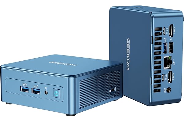 GEEKOM IT12 2026 Edition Mini PC con Intel Core i7-1280P, 32 GB RAM y 1TB SSD, Lector SD, Mini Ordenador con Windows 11 Pro, Garantía de 3 Años, 8K UHD, 2×USB4.0, Ideal para Oficina/Control Industrial