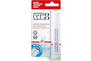 Cer'8 DOPO PUNTURA con Ammoniaca - Roll-on 15 ml - Pratico formato "Penna a Sfera" - Sollievo Immediato con Effetto Freddo