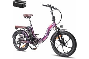 Fafrees Bicicleta Eléctrica F20 Pro, Bicicleta Eléctrica Plegable 20 Pulgadas Unsex Adulto, 250W Bicicleta Urbana Eléctrica, Batería 18Ah, Power Assist 120km