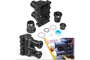 E-COWLBOY Pool Heater Manifold Assembly Replacement Kit for Pentair MasterTemp 175, 200, 250, 300, 400 & Sta-Rite Max-e-Therm SR200, SR333, SR400, 77707-0205, 77707-0206, 77707-0014, 77707-0015, 77707-0016