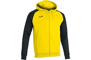 Joma Felpa da Uomo con Cappuccio e Zip, 8XS - 3XL - Morbido e Caldo con Bordi a Costine sui Polsini e Sul Fondo - Academy IV