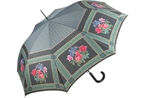 VON LILIENFELD® Parapluie Canne Grand Robuste Ouverture Automatique Art Floral Eva Maria Nitsche: Bonny Bouquet