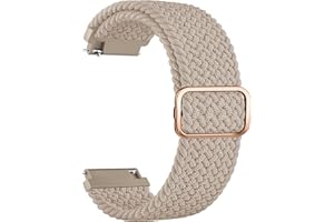 ZGCE 20mm Uhrenarmband Gewebtes Nylon Uhrenarmbänder, Mit Verstellbarer Metallschnalle, Schnellverschluss Sport Ersatzarmband 20mm Armband für Damen und Herren
