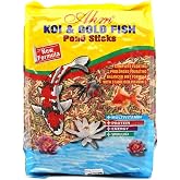 Ahm Koi Goldfish Mix Pond Sticks 1 Kg Fish Food
