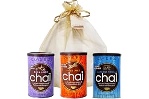 ‎GUSTONE. GUSTONE. David Rio Geschenkset | Orca, Tiger Spice, Elephant Vanilla | 3 x Dosen Chai Latte 1133g