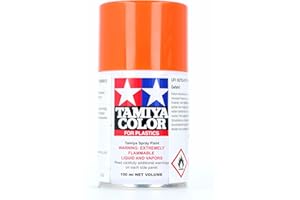 TAMIYA 85012-A00 TS-12 Orange Glossy 100 ml Spray Paint for Plastic Model Making, Craft Accessories, Spray Paint for Model Making, 100 ml (Pack of 1)