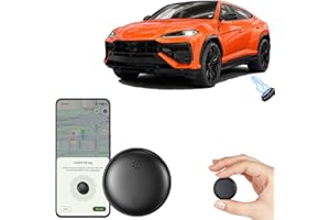 Android Smart Tag, Compatible con Google Find Hub (Sólo Android) Localizador GPS para Coche, Localizador Bluetooth, Impermeable IP67, GPS Coche localizador para Coches Sin cuota mensual - Negro