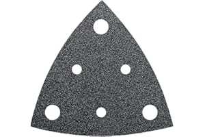 FEIN 50 Arkusze papieru ściernego, z otworami, Ziarnistość 120, JO 50 Szt, Z otworami, do użytku z płytką ścierną z otworami i odciągiem pyłu, mocowane na rzep.. Krawędzi 80mm.Uniwersalne zastosowanie