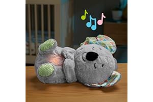 GÉNERIC Sleeping Otter Breathing Otter Newborn Baby Toys & New Plush Washable Slumber Soft Toys for Babies with Light and Sound Cosleeping Toy for Baby Girl & Boy Gifts Newborn Essentials (Sleeping Koala)