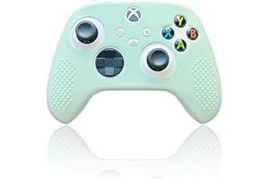 BelugaDesign Custodia in pelle pastello per controller wireless, custodia morbida con impugnatura testurizzata, compatibile con Xbox Series X/S e Xbox One (verde menta)